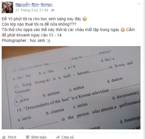 Băn khoăn vấn đề thời sự trong đề thi 